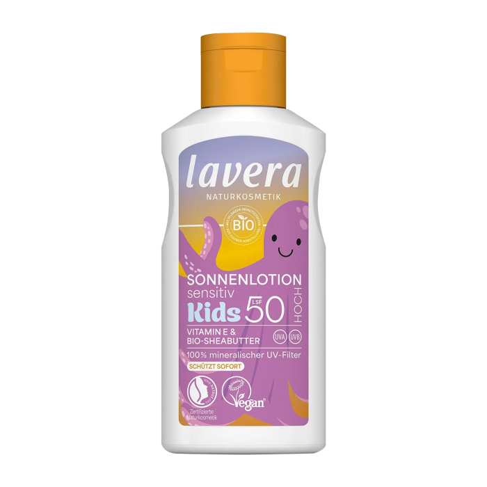 Lotiune cu protectie solara sensitiv pentru copii SPF 50, 100ml Lavera [2]