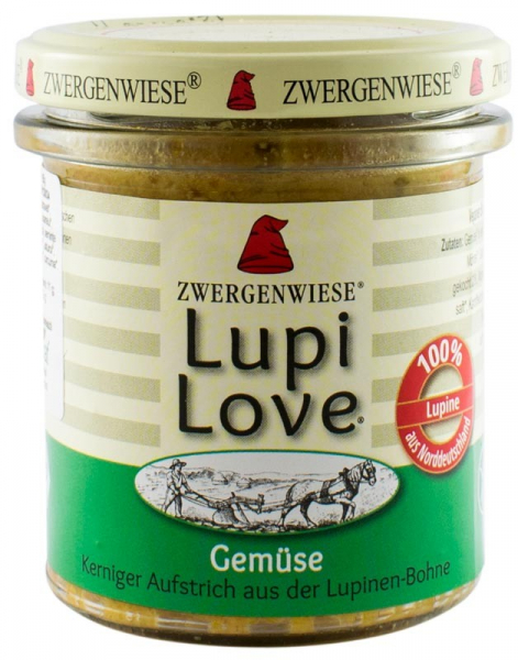 Lupi Love - Crema tartinabila Bio vegetala din lupin cu legume, 165 g ZWERGENWIESE [1]