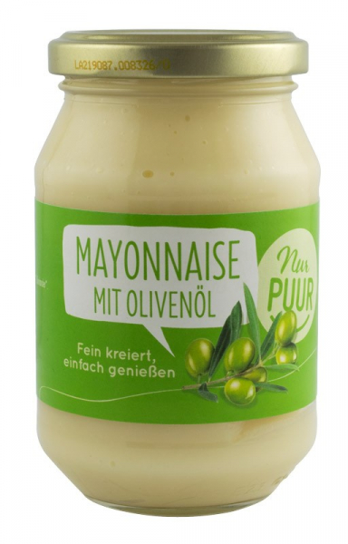 Maioneza BIO cu ulei de masline, 250 ml  Nur PUUR [1]