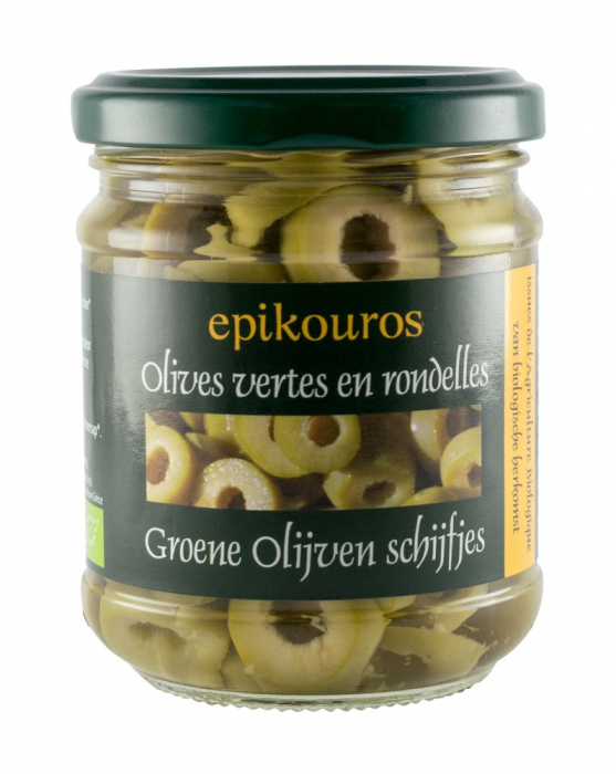 Masline verzi bio rondele, 190g Epikouros [1]