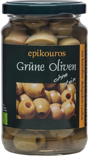 Masline verzi fara samburi, bio, 315g Epikouros [1]