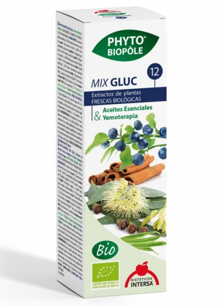 Mix bio 12 din plante, metabolismul glucozei-diabet, 50ml Phyto-Biople [2]