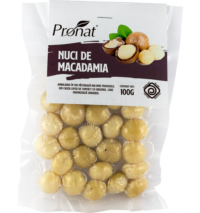 Nuci Macadamia crude, 100 g [1]