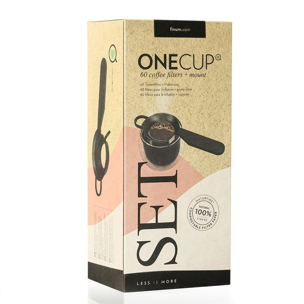 Onecup, 60 de filtre naturfine pentru cafea + suport de prindere, Riensch&Held [2]
