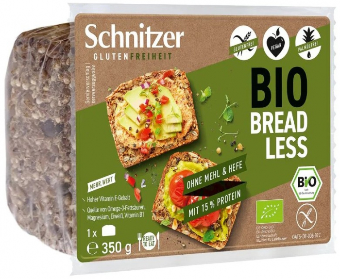 Paine bio cu seminte, fara gluten, 350g Schnitzer Glutenfree [1]