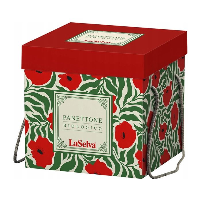 Panettone clasic bio LaSelva - cu maia, stafide si portocale confiate, 500g [1]
