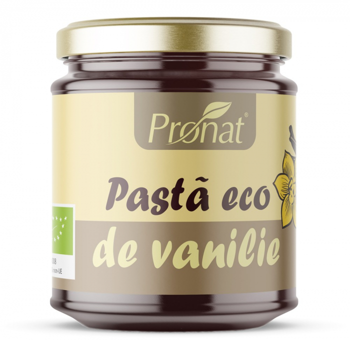 Pasta bio de vanilie 200g Pronat [1]