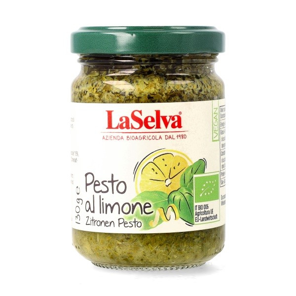 Pesto cu lamaie bio, 130g LaSelva [1]