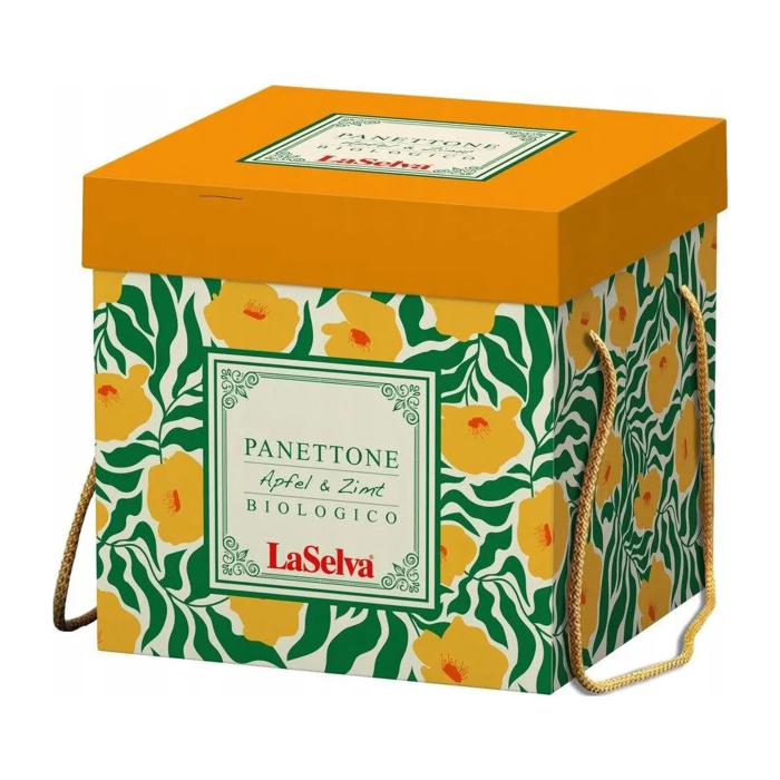 PPanettone artizanal bio cu maia, mar si scortisoara - gust autentic italian, 500g LaSelva [1]