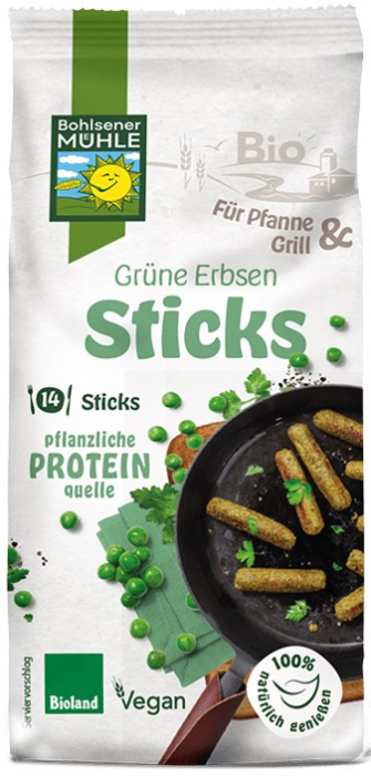 Premix bio pentru betisoare din mazare verde, 165g Bohlsener Muhle [2]
