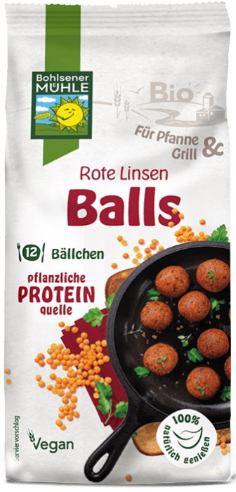 Premix bio pentru bilute din linte rosie, 165g Bohlsener Muhle [2]