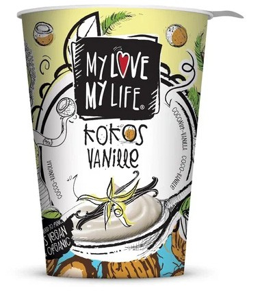 Preparat bio din lapte de cocos cu vanilie, 180g, Mylove Mylife [2]