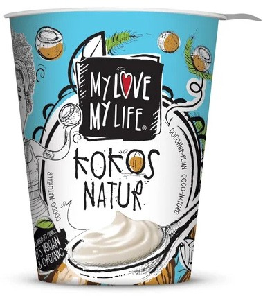 Preparat bio fermentat din lapte de cocos, natur, 400g, Mylove Mylife [2]