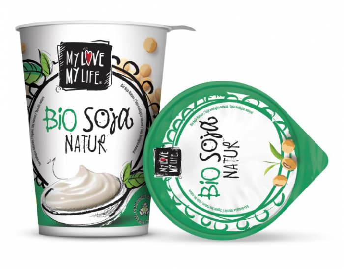 Preparat bio fermentat din lapte de soia natur, 400g My love My life [1]