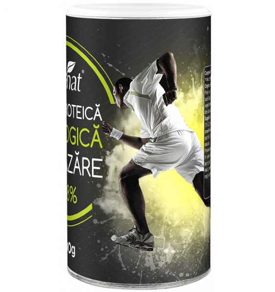 Pudra proteica bio de mazare, izolata, 200g Pronat [2]