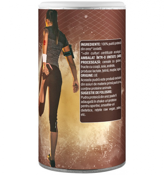 Pudra proteica bio de orez izolata, 200g Pronat [3]
