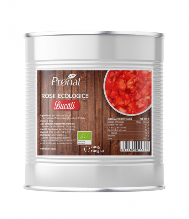 Rosii bio bucati, 2500g Pronat [1]