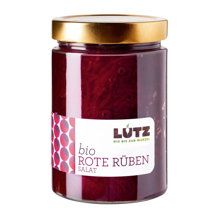Salata bio de sfecla rosie, 530g Lutz [2]