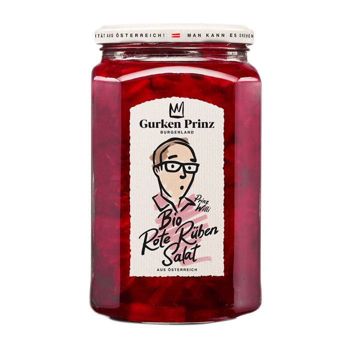 Salata bio de sfecla rosie, 670g Gurken Prinz [1]