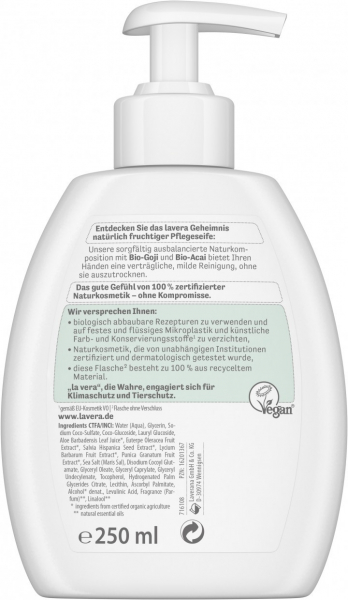 Sapun lichid bio de ingrijire, cu fructe, 250ml Lavera [2]