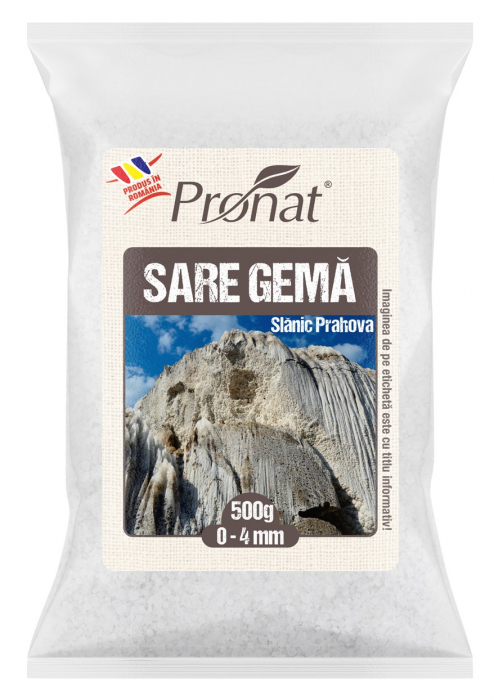 Sare alimentara Slanic Prahov, gema 0-4, 500gr Pronat [1]