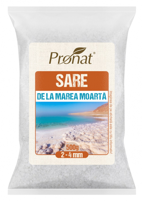 Sare de la Marea Moarta 2-4mm, 500g Pronat [1]