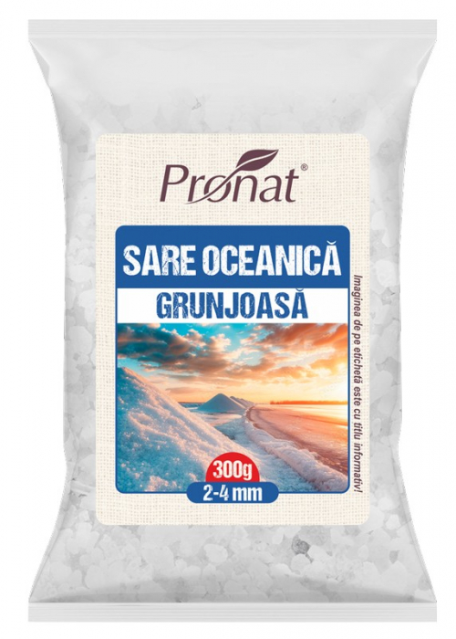 Sare oceanica grunjoasa 300g Pronat [1]