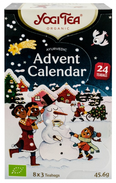Selectie de ceaiuri bio Calendar Advent, 24 pliculete, 45.6g Yogi Tea [2]