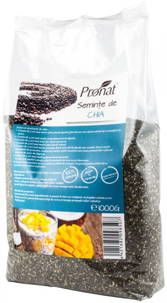 Seminte de chia, 1000g Pronat [2]