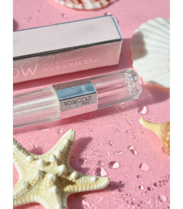 Ser pentru cresterea sprancenelor- Rosebrow, RoseGold Paris 3 ml [4]