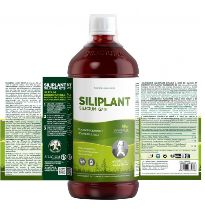 Siliciu G7 Siliplant Siliciu organic extras din planta coada-calului, 1000ml [2]