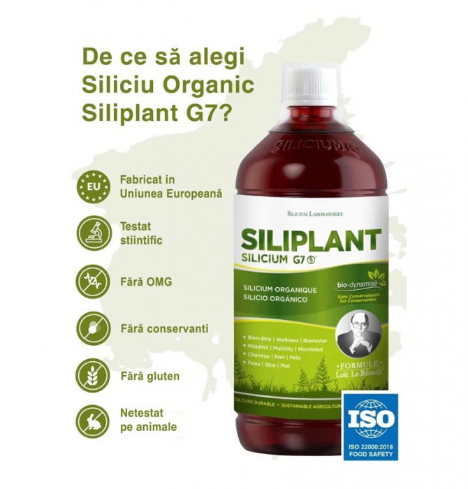 Siliciu G7 Siliplant Siliciu organic extras din planta coada-calului, 1000ml [3]