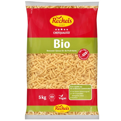 Spirale bio din grau dur, 5kg Recheis [1]