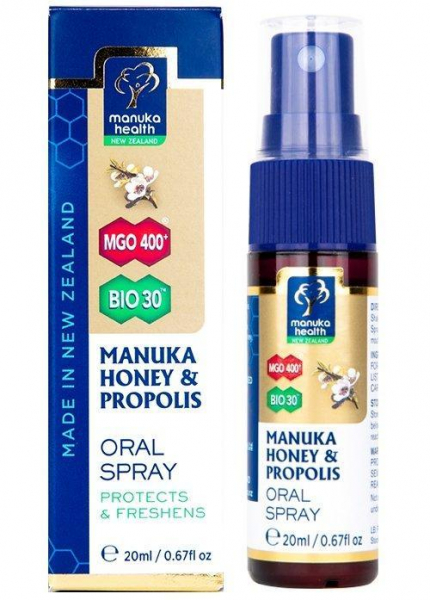 Spray oral miere de Manuka MGO 400+ UMF 13+ cu Propolis (20ml) [2]