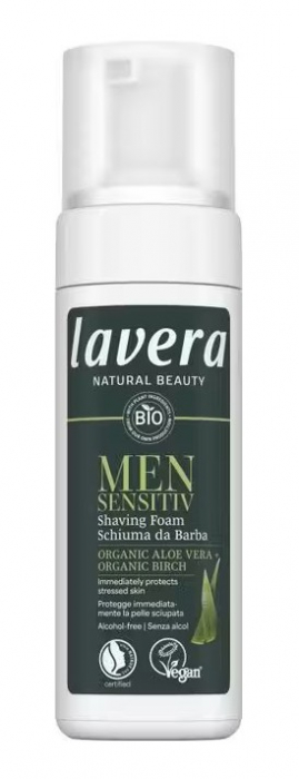 Spuma de ras bio cu aloe vera si mesteacan, 150ml Lavera [1]