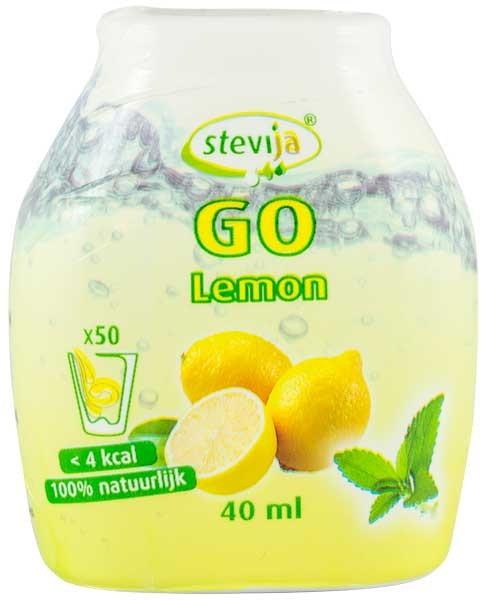 SteviJa GO -  Indulcitor pe baza de stevie cu aroma de lamaie, 40 ml [1]