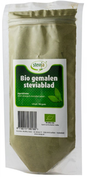 Stevija Pulbere din frunze de stevie bio, 100g [2]