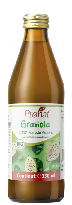 Suc bio de graviola, 330ml Medicura [1]