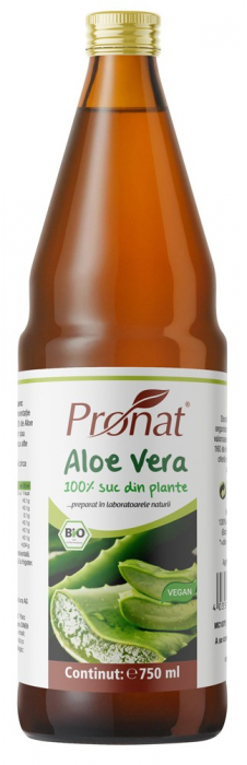 Suc de aloe vera 100%, bio, 750ml Medicura [1]
