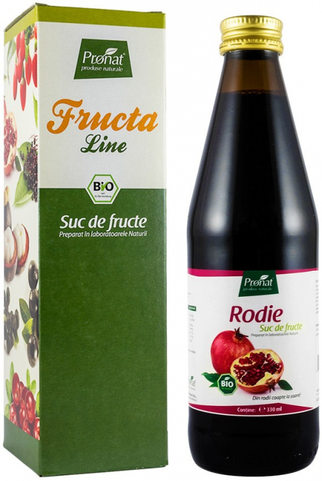 Suc de rodie 100%, bio, 330ml Medicura [2]