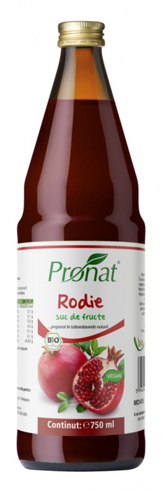 Suc de rodie 100%, bio, 750ml Medicura [2]