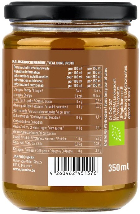 Supa bio din oase de vitel, 350ml Jarmino [2]