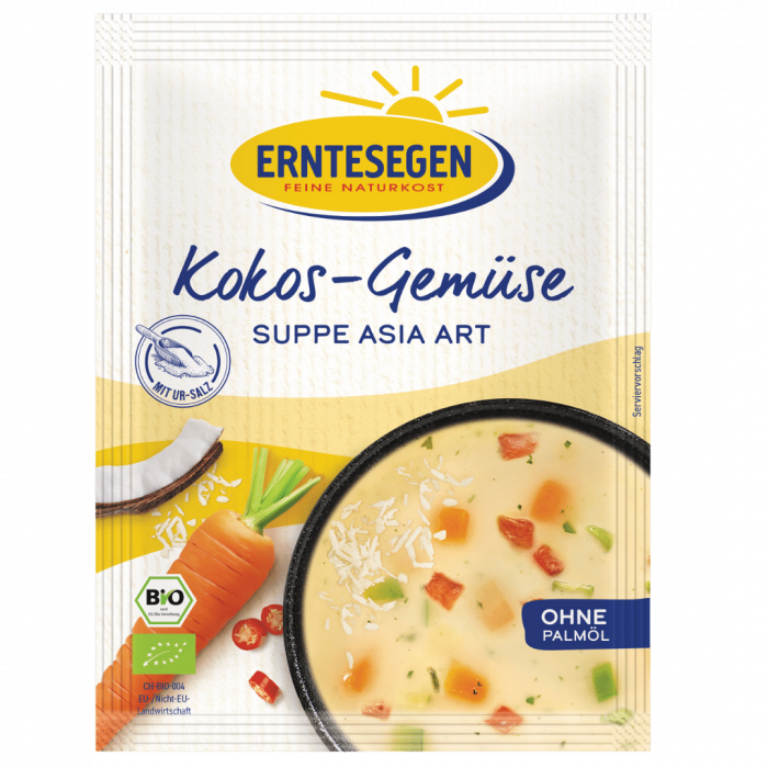 Supa de legume cu nuca de cocos bio in stil asiatic, 37g erntesegen [1]