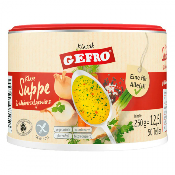 Supa de legume si condiment universal, 250g Gefro [1]