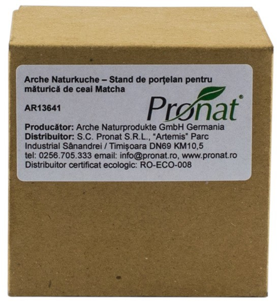 Suport de portelan pentru maturica de ceai matcha Arche Naturkuche [6]