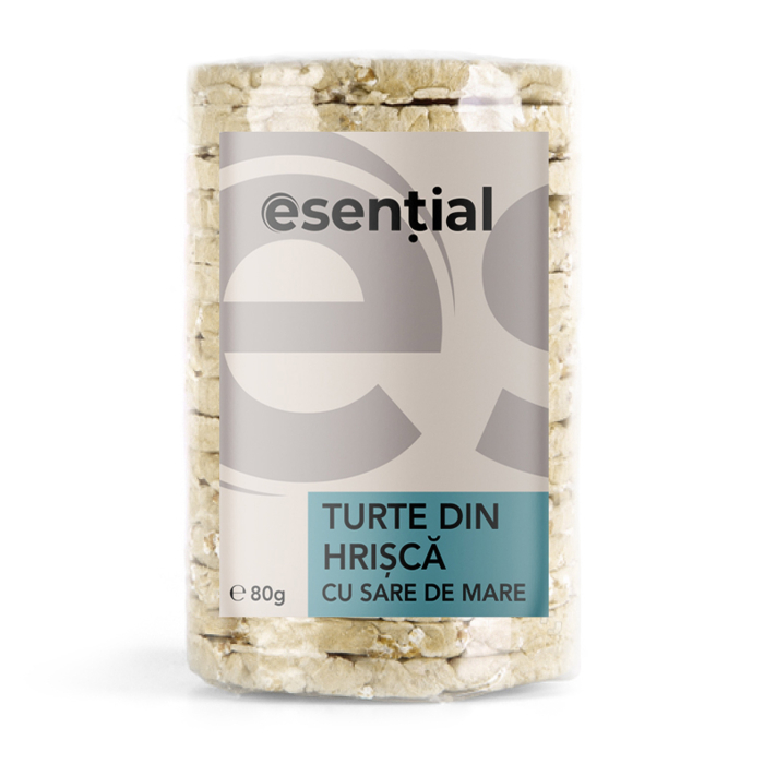 Turte din hrisca cu sare de mare, 80g Pronat [2]