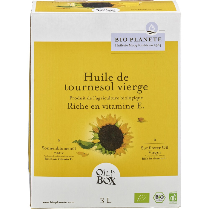 Ulei de floarea-soarelui virgin, bio [1]