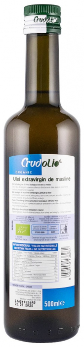 Ulei de masline Bio extravirgin presat la rece, origine Grecia, 500 ml Crudolio [2]