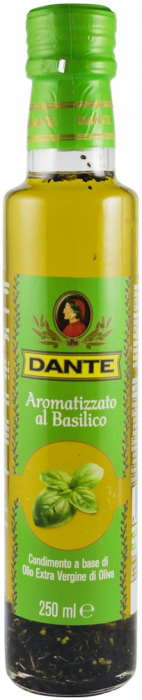 Ulei de masline extravirgin aromat cu busuioc, 250 ml Olio Dante [1]