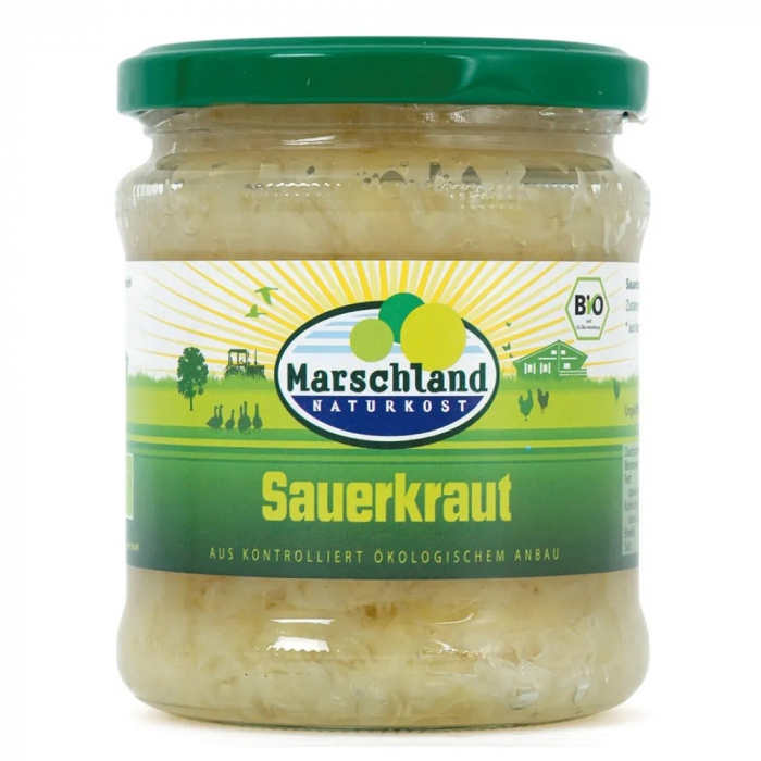 Varza alba murata, taiata BIO, 350gr/335gr, Marschland [1]